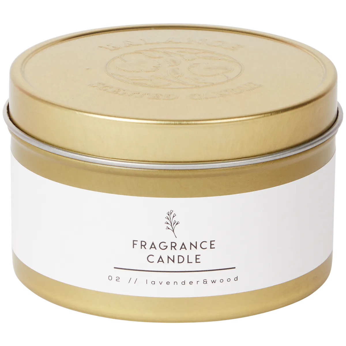 SCENTED CANDLE LAVENDER WOOD