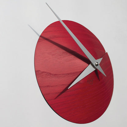 CLOCK RED VULCANELLO