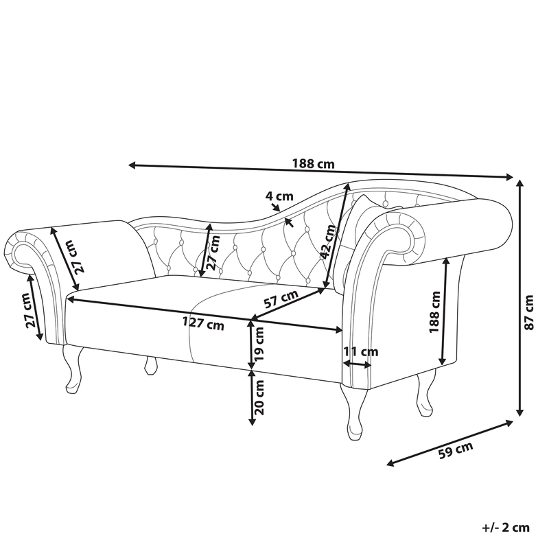 CHAISE LONGUE SELLA LASCIVITIS