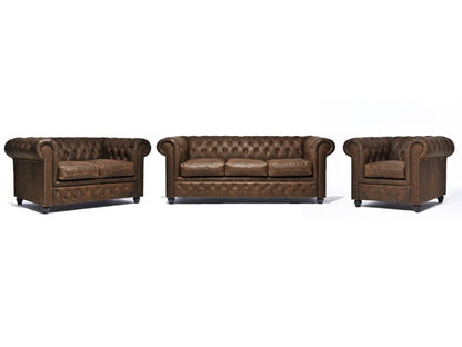 SOFA MOCHA CHESTERFIELD