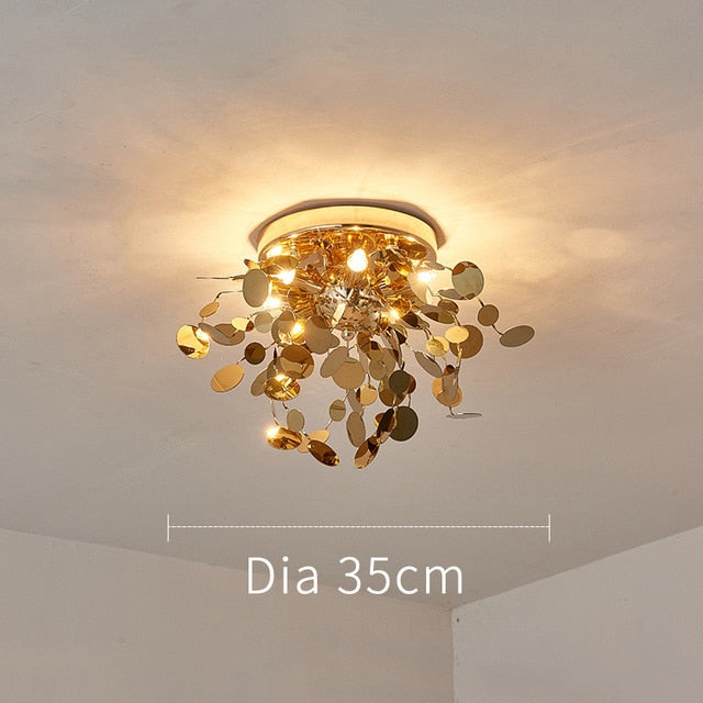 CEILING LAMP GOLD PATRICIA - MIOMILLY HOME