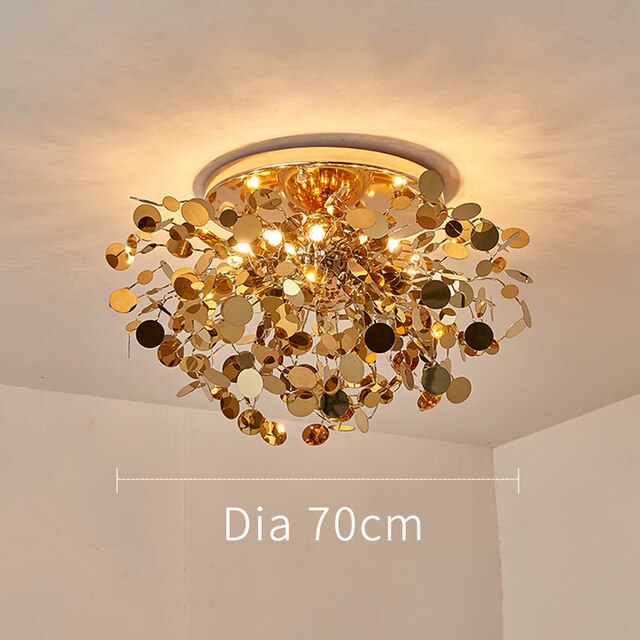 CEILING LAMP GOLD PATRICIA - MIOMILLY HOME