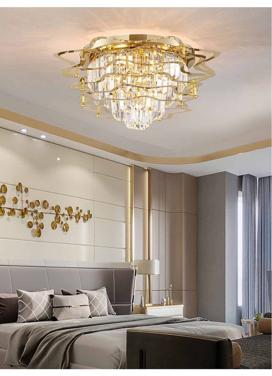 CEILING LAMP CRYSTAL ALCAMENE - MIOMILLY HOME