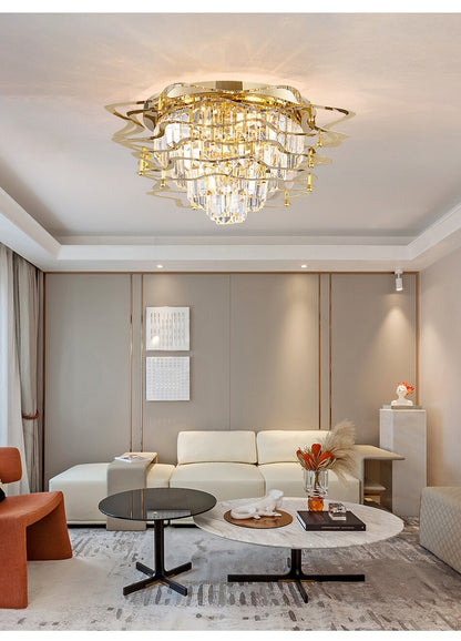 CEILING LAMP CRYSTAL ALCAMENE - MIOMILLY HOME