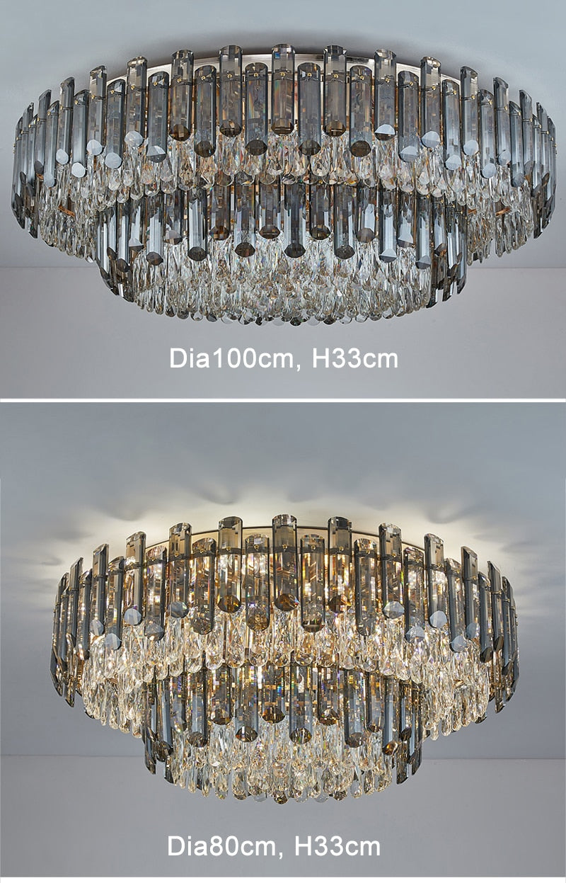 PLAFONDLAMP KRISTAL GRACIANA 