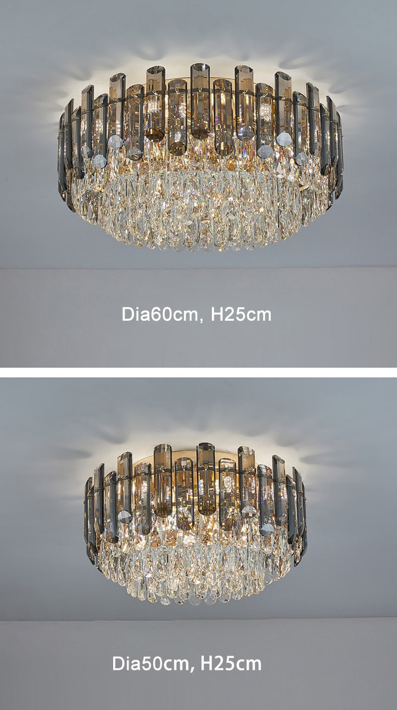 PLAFONDLAMP KRISTAL GRACIANA 