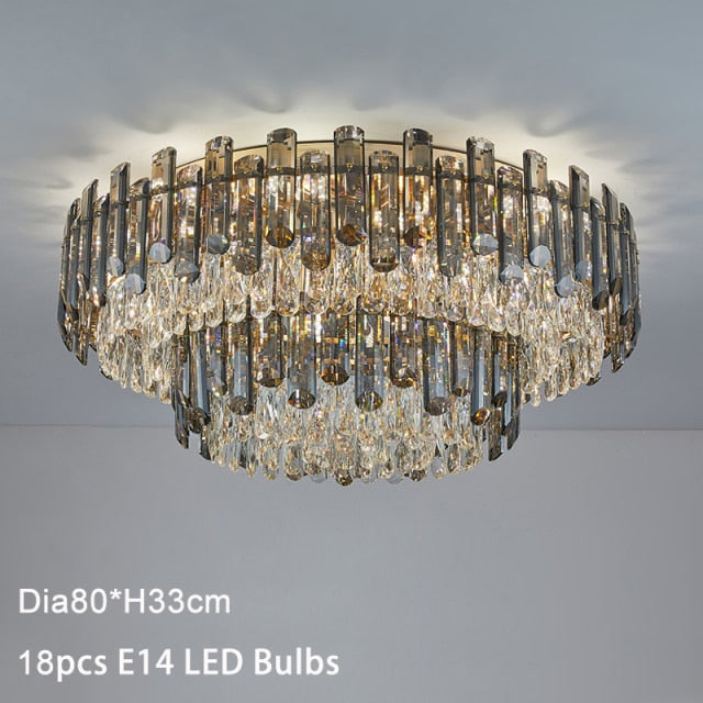 PLAFONDLAMP KRISTAL GRACIANA 