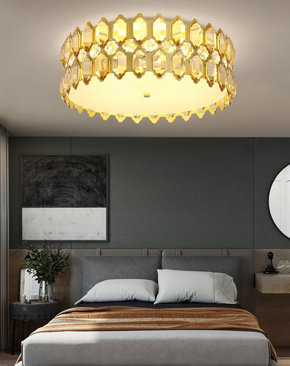 CEILING LAMP CRYSTAL HIBISKUS - MIOMILLY HOME