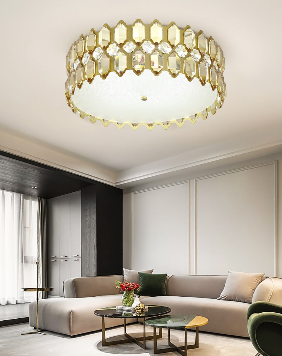 CEILING LAMP CRYSTAL HIBISKUS - MIOMILLY HOME