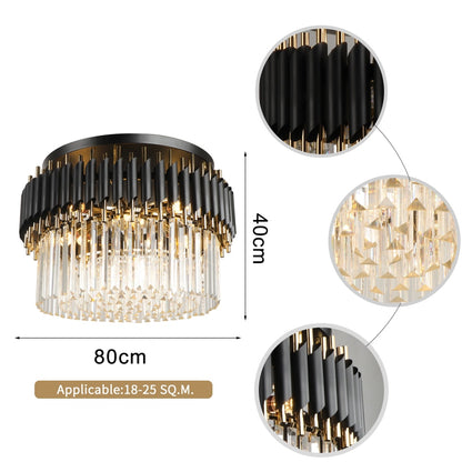 CEILING LAMP CRYSTAL BITORRE