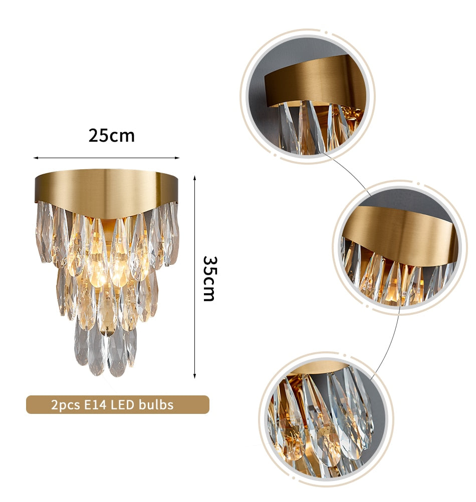 WALL LAMP CHRYSTALLIA - MIOMILLY HOME