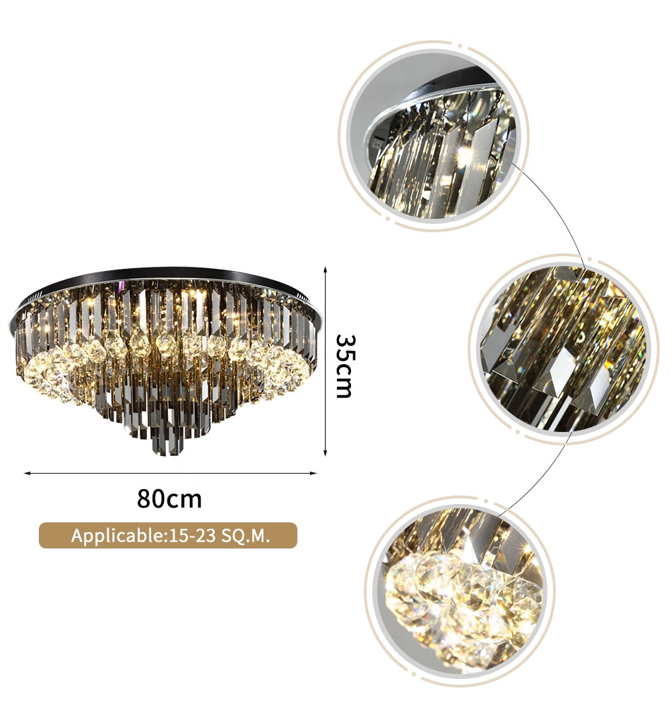 CEILING LAMP CRYSTAL BREMUSA