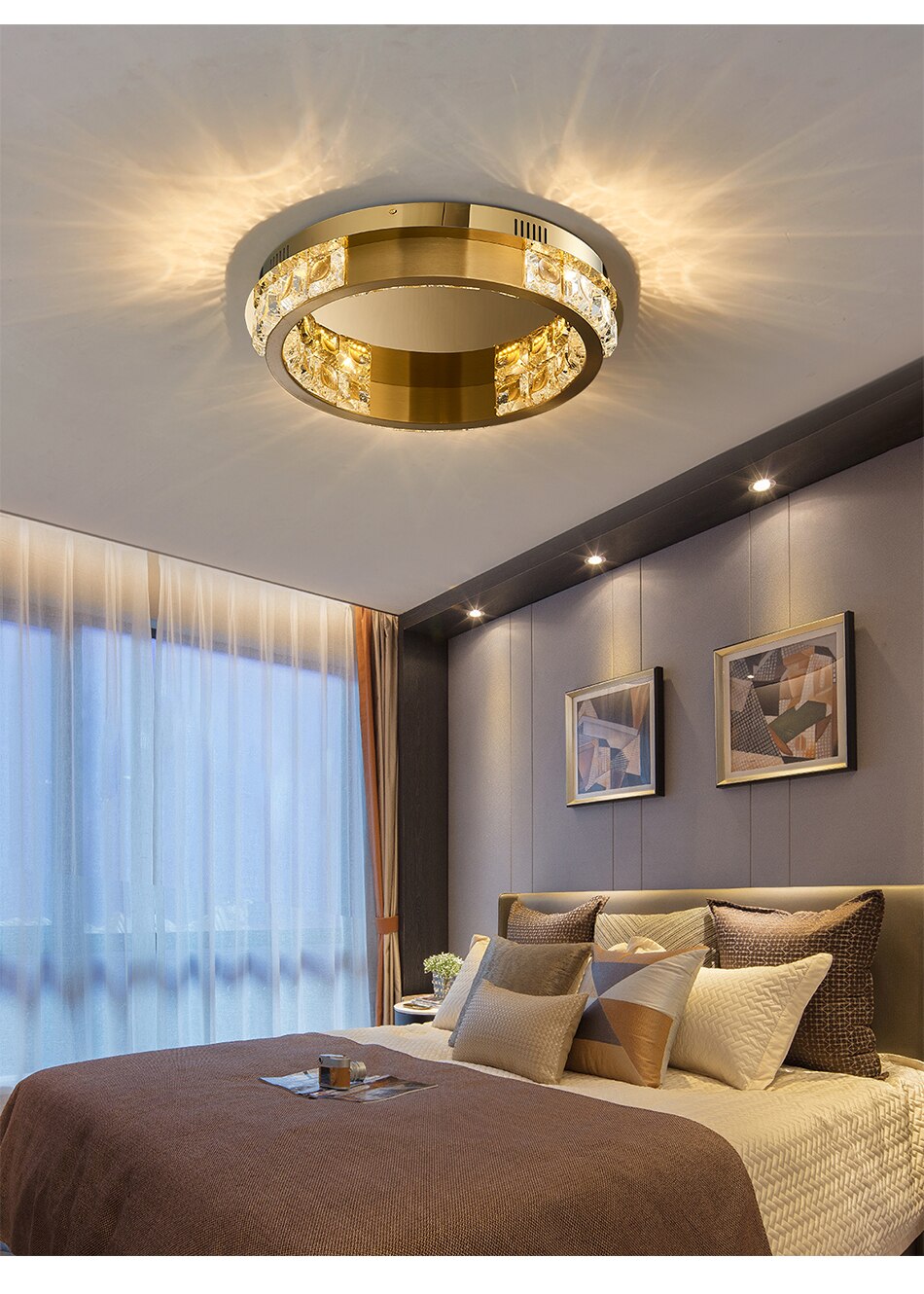 CEILING LAMP CRYSTAL DONICA - MIOMILLY HOME