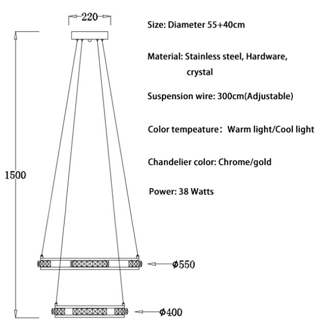 HANGLAMP ARVILLA 