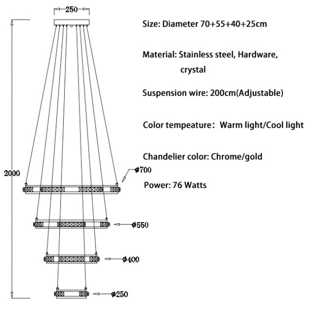 HANGLAMP ARVILLA 